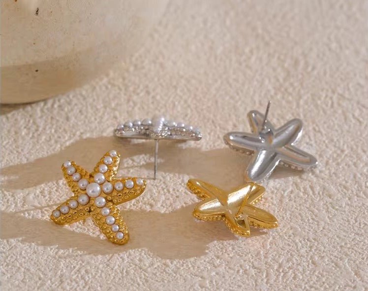 Mini Starfish Studs La Vie Bien Mini Starfish Studs