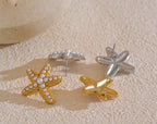 Mini Starfish Studs La Vie Bien Mini Starfish Studs