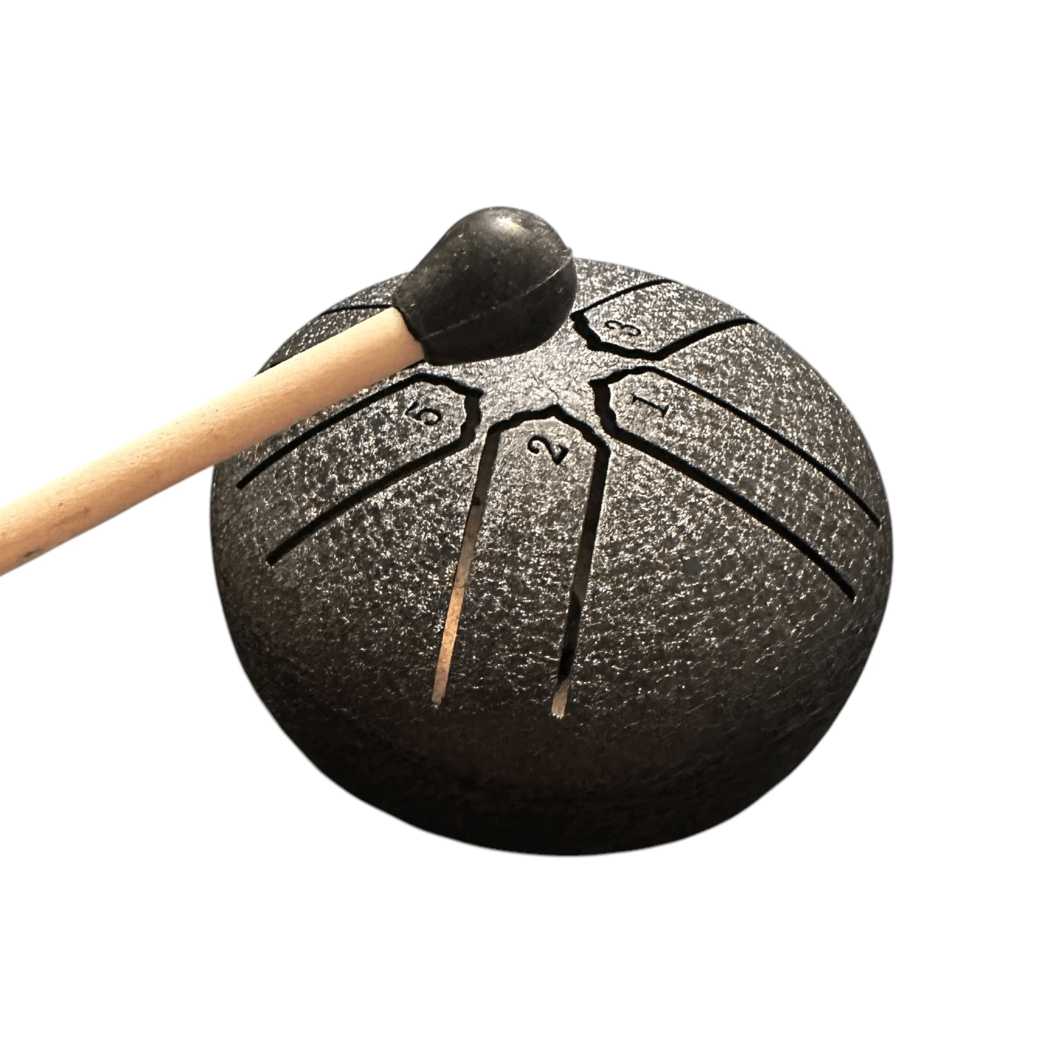 mini-steel-rain-drum-3-inch-percussion-instrument-with-mallet by Music Frog Co