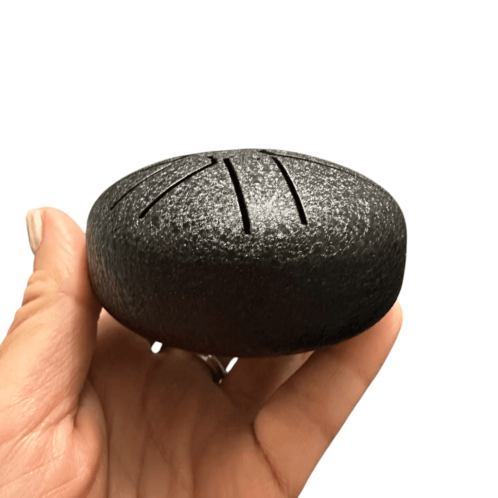 mini-steel-rain-drum-3-inch-percussion-instrument-with-mallet by Music Frog Co