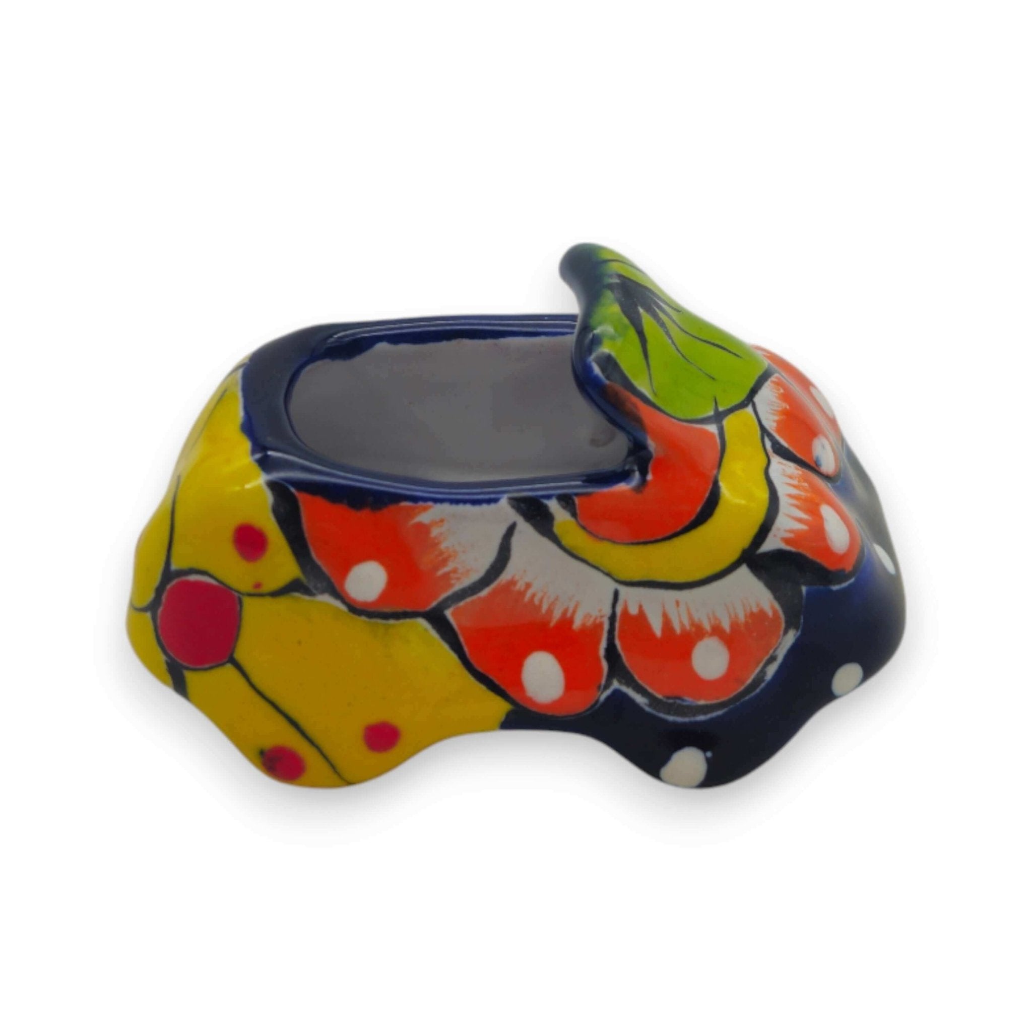 Mini Talavera Car Planter | Hand-Painted Mexican Figurine Talavera Planter La Vie Bien Mini Talavera Car Planter | Hand-Painted Mexican Figurine