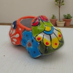 Mini Talavera Car Planter | Hand - Painted Mexican Figurine Talavera Planter La Vie Bien Mini Talavera Car Planter | Hand - Painted Mexican Figurine