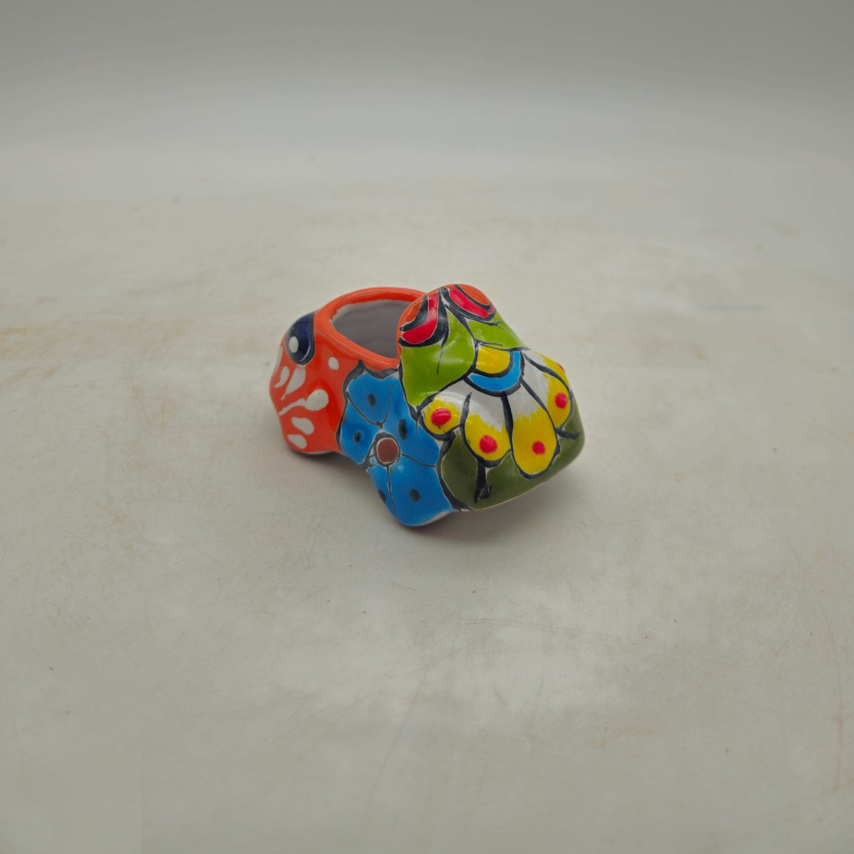 Mini Talavera Car Planter | Hand-Painted Mexican Figurine