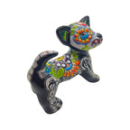 Mini Talavera Chihuahua | Colorful Day of the Dead Figurine Talavera Figurine La Vie Bien Mini Talavera Chihuahua | Colorful Day of the Dead Figurine