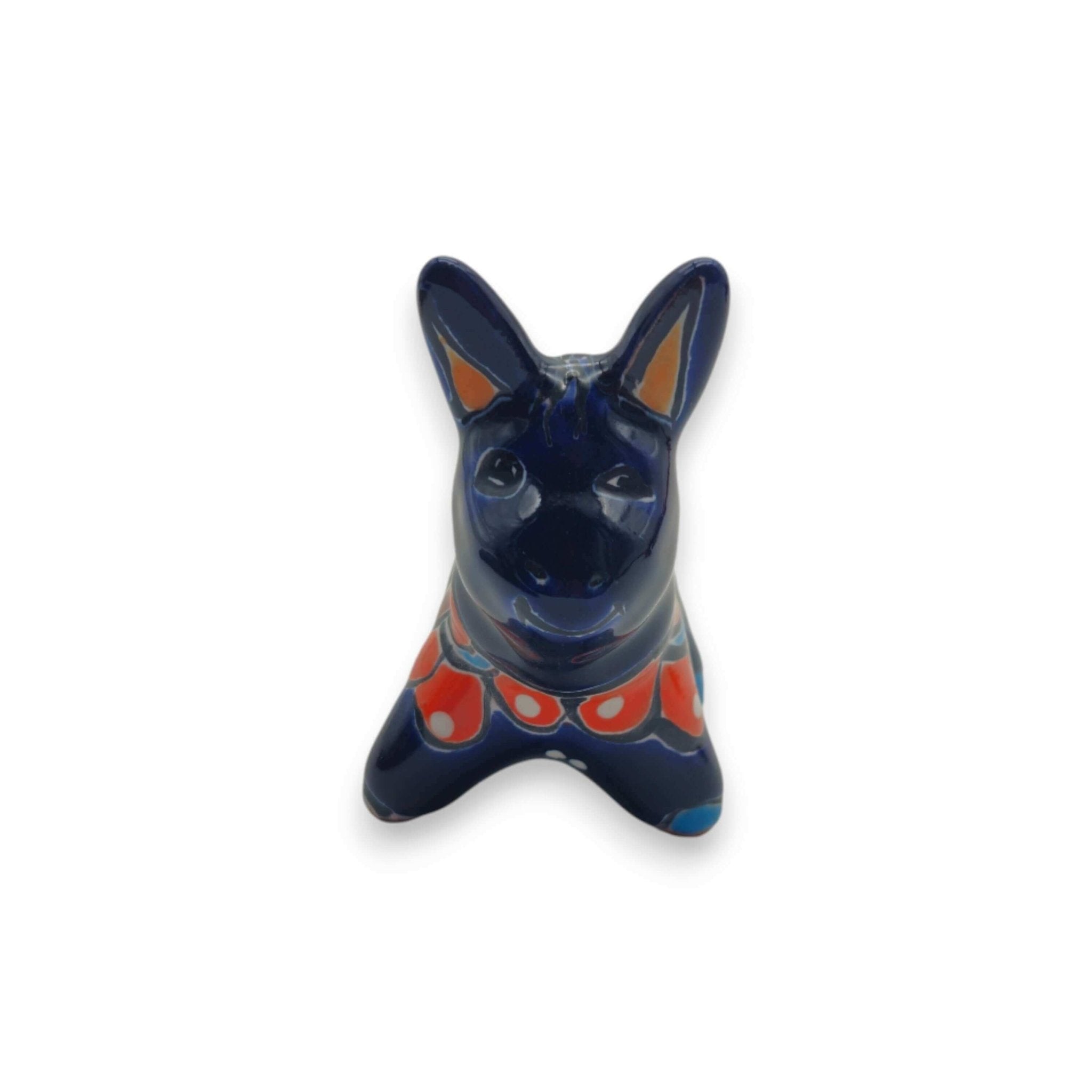 Mini Talavera Donkey Figurine | Handcrafted Mexican Pottery Talavera Figurine La Vie Bien Mini Talavera Donkey Figurine | Handcrafted Mexican Pottery