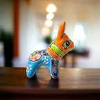 Mini Talavera Donkey Figurine | Handcrafted Mexican Pottery Talavera Figurine La Vie Bien Mini Talavera Donkey Figurine | Handcrafted Mexican Pottery