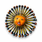 Mini Talavera Sun Wall Art | Handcrafted Mexican Decor Talavera Wall Art La Vie Bien Mini Talavera Sun Wall Art | Handcrafted Mexican Decor