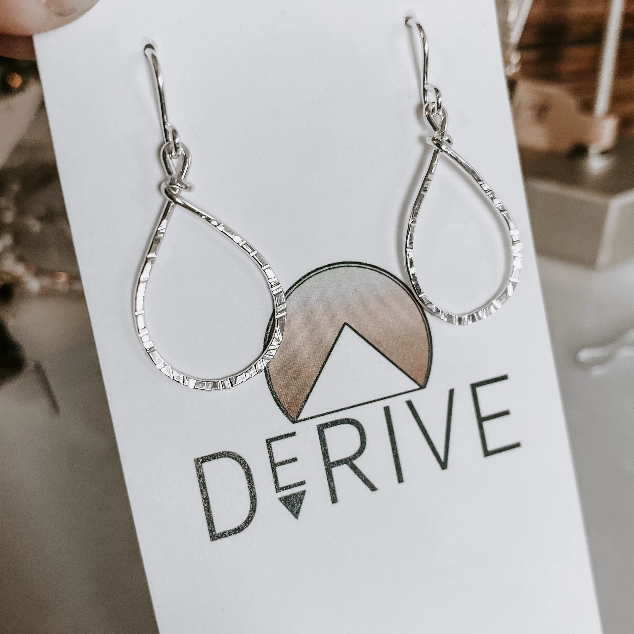 Mini Teardrop Earrings by Derive Jewelry