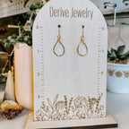 Mini Teardrop Earrings by Derive Jewelry
