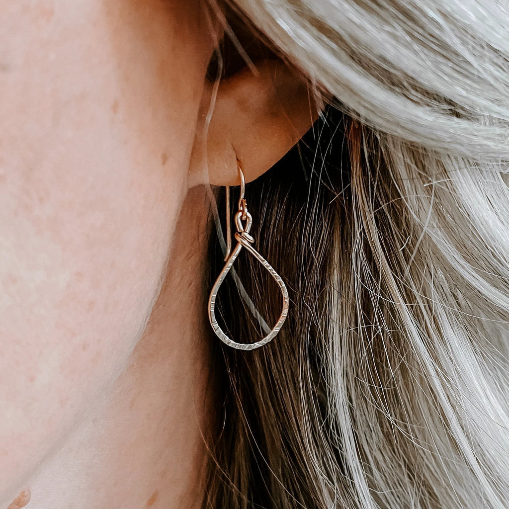 Mini Teardrop Earrings by Derive Jewelry
