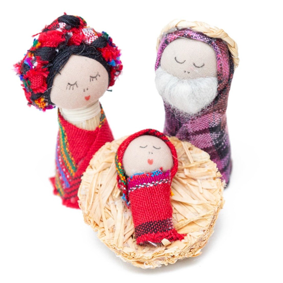 Miniature Recycled Nativity Scene Holiday La Vie Bien Miniature Recycled Nativity Scene