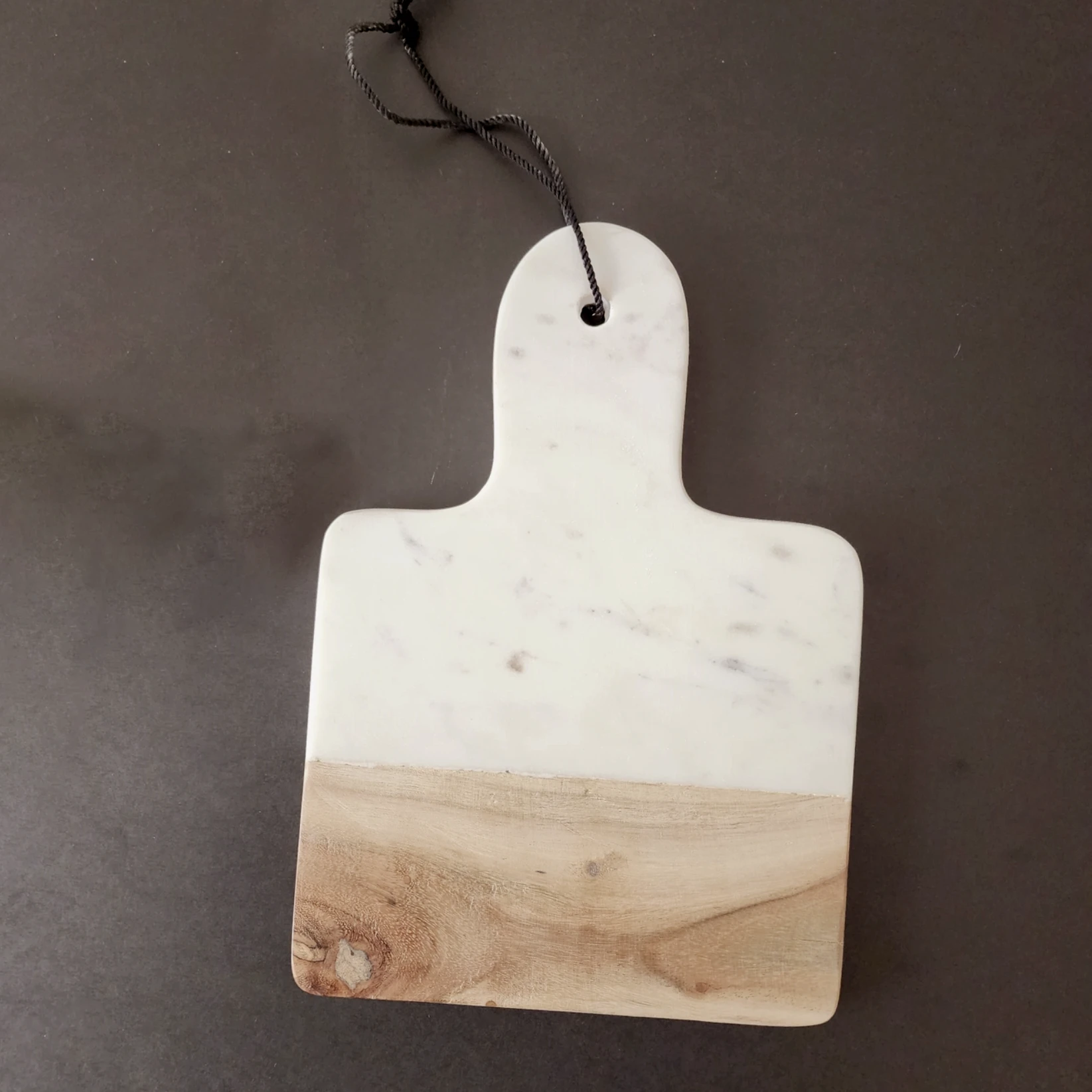 Wood and Marble Mini Charcuterie Board by Source by Studio Skara