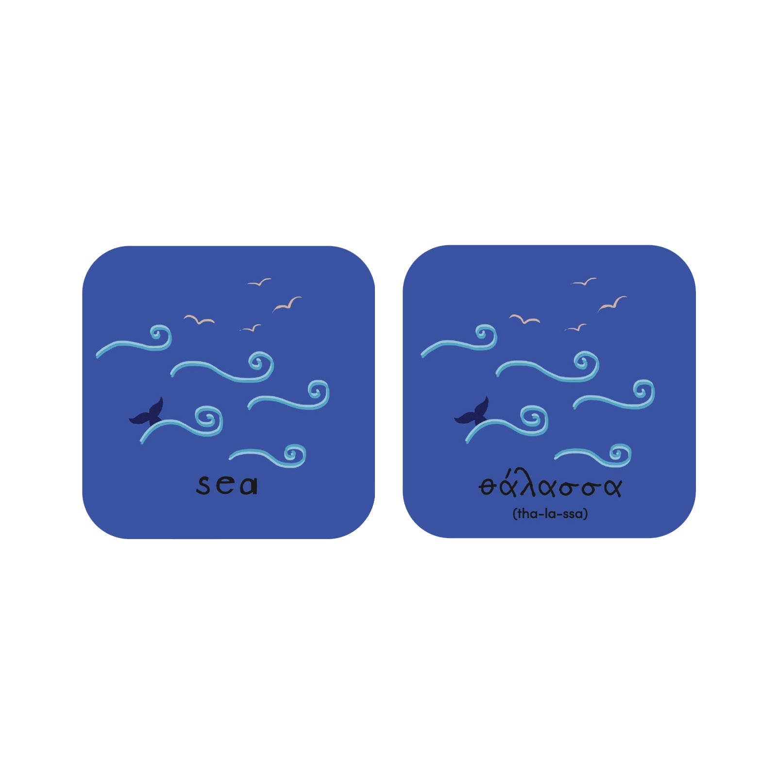 Minilingo, Greek/English Flashcards La Vie Bien Minilingo, Greek/English Flashcards