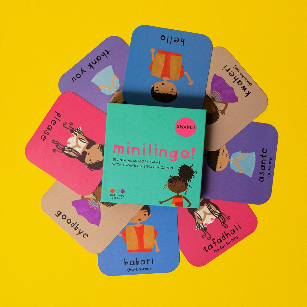 Minilingo, Swahili/English Flashcards La Vie Bien Minilingo, Swahili/English Flashcards