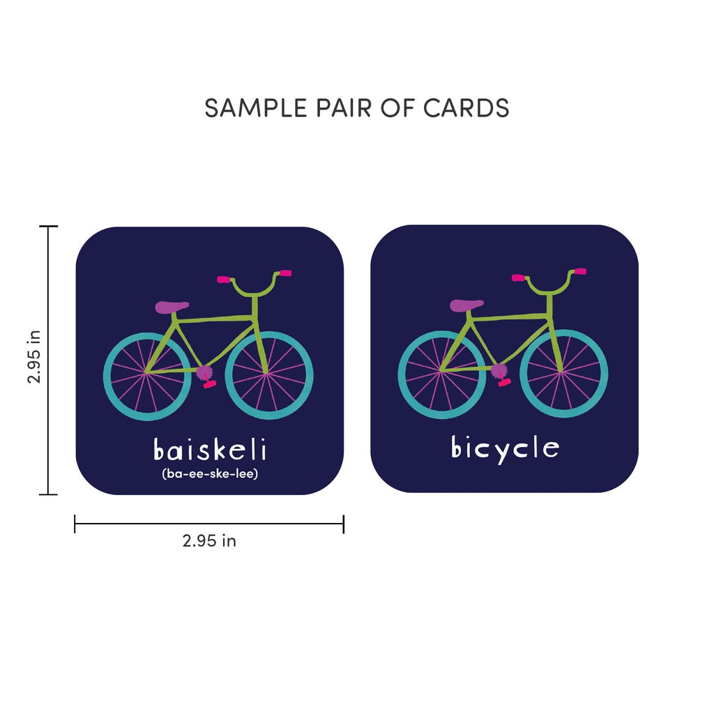 Minilingo, Swahili/English Flashcards La Vie Bien Minilingo, Swahili/English Flashcards