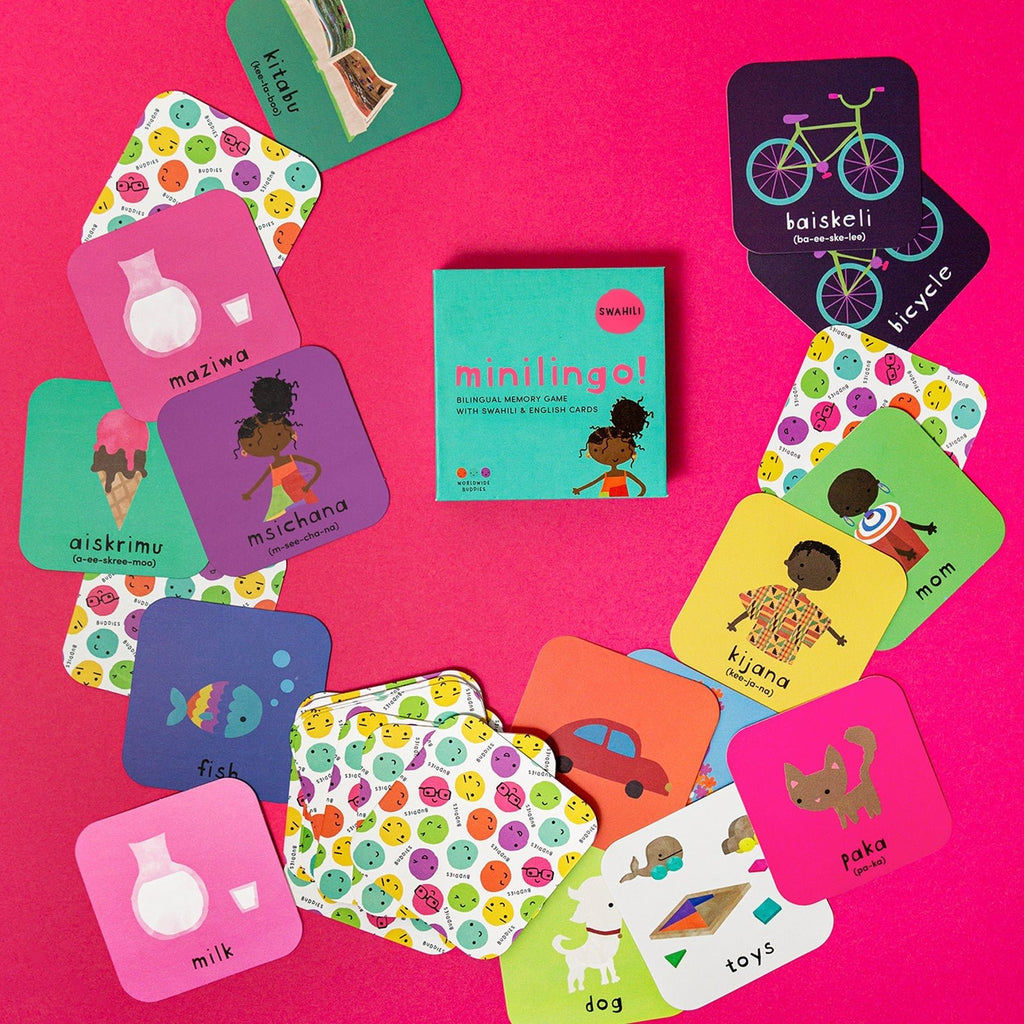 Minilingo, Swahili/English Flashcards La Vie Bien Minilingo, Swahili/English Flashcards