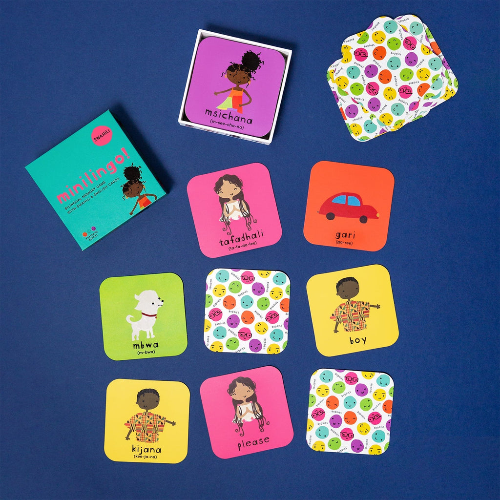 Minilingo, Swahili/English Flashcards La Vie Bien Minilingo, Swahili/English Flashcards