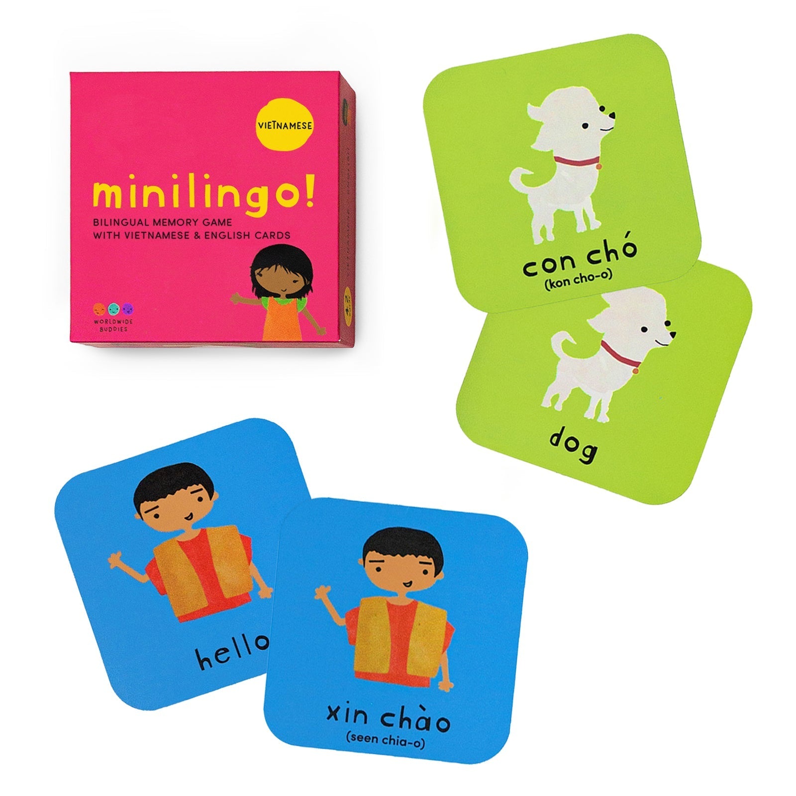 Minilingo, Vietnamese/English Flashcards La Vie Bien Minilingo, Vietnamese/English Flashcards