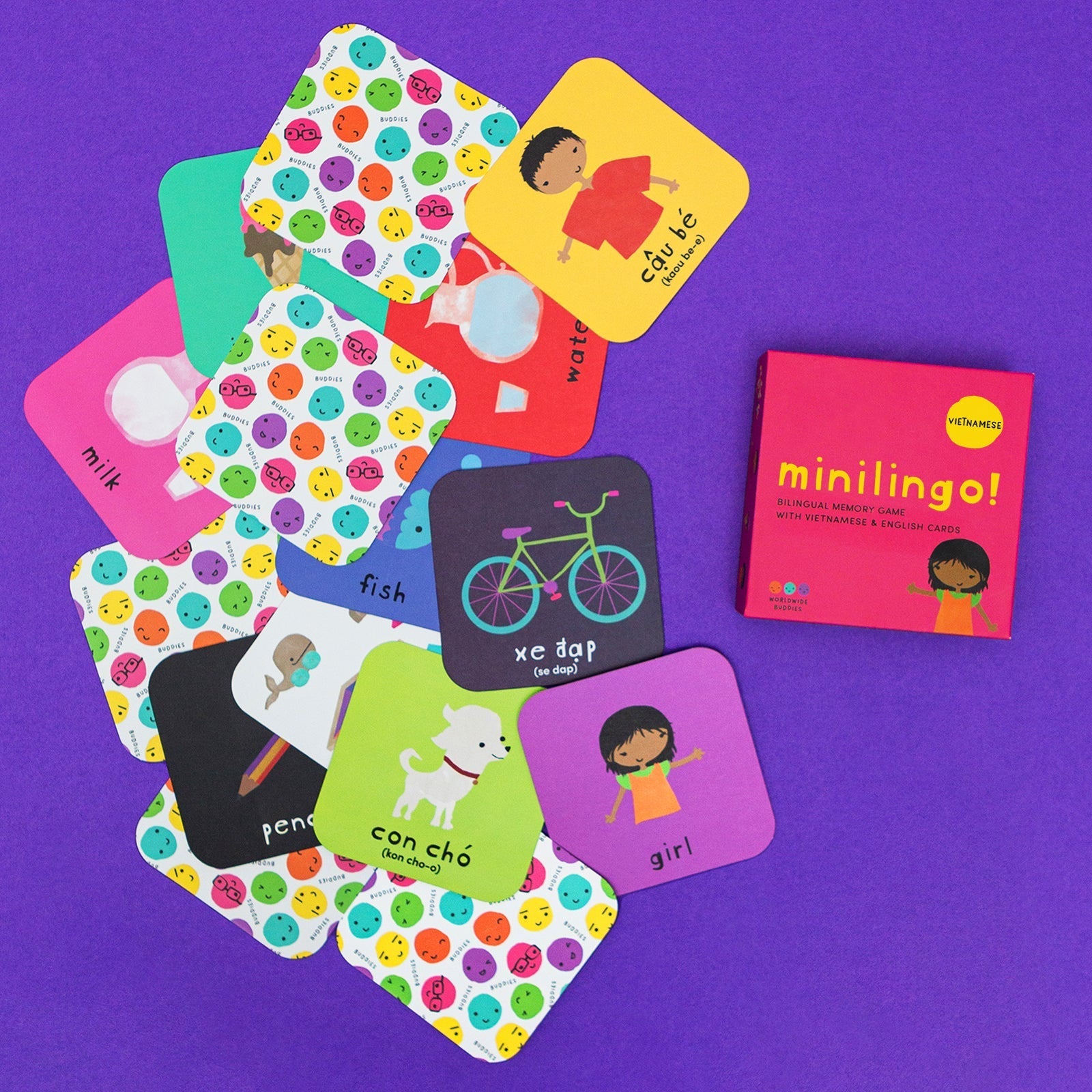 Minilingo, Vietnamese/English Flashcards La Vie Bien Minilingo, Vietnamese/English Flashcards
