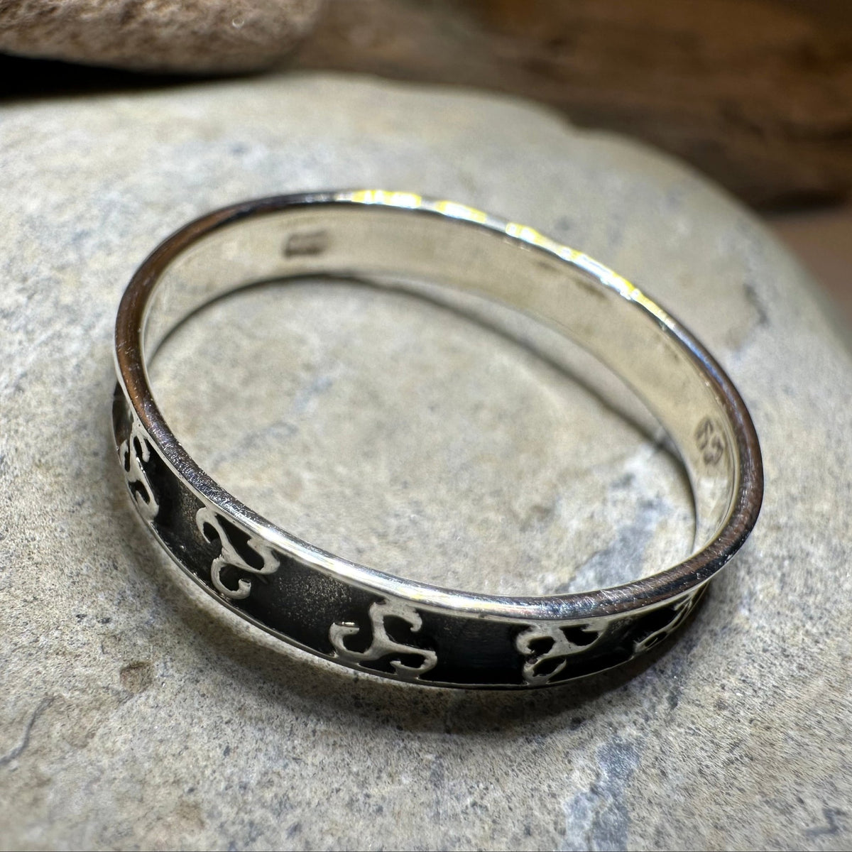 Minimalist Triple Spiral Ring Ring La Vie Bien Minimalist Triple Spiral Ring