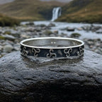 Minimalist Triple Spiral Ring Ring La Vie Bien Minimalist Triple Spiral Ring