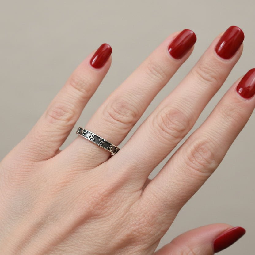 Minimalist Triple Spiral Ring Ring La Vie Bien Minimalist Triple Spiral Ring