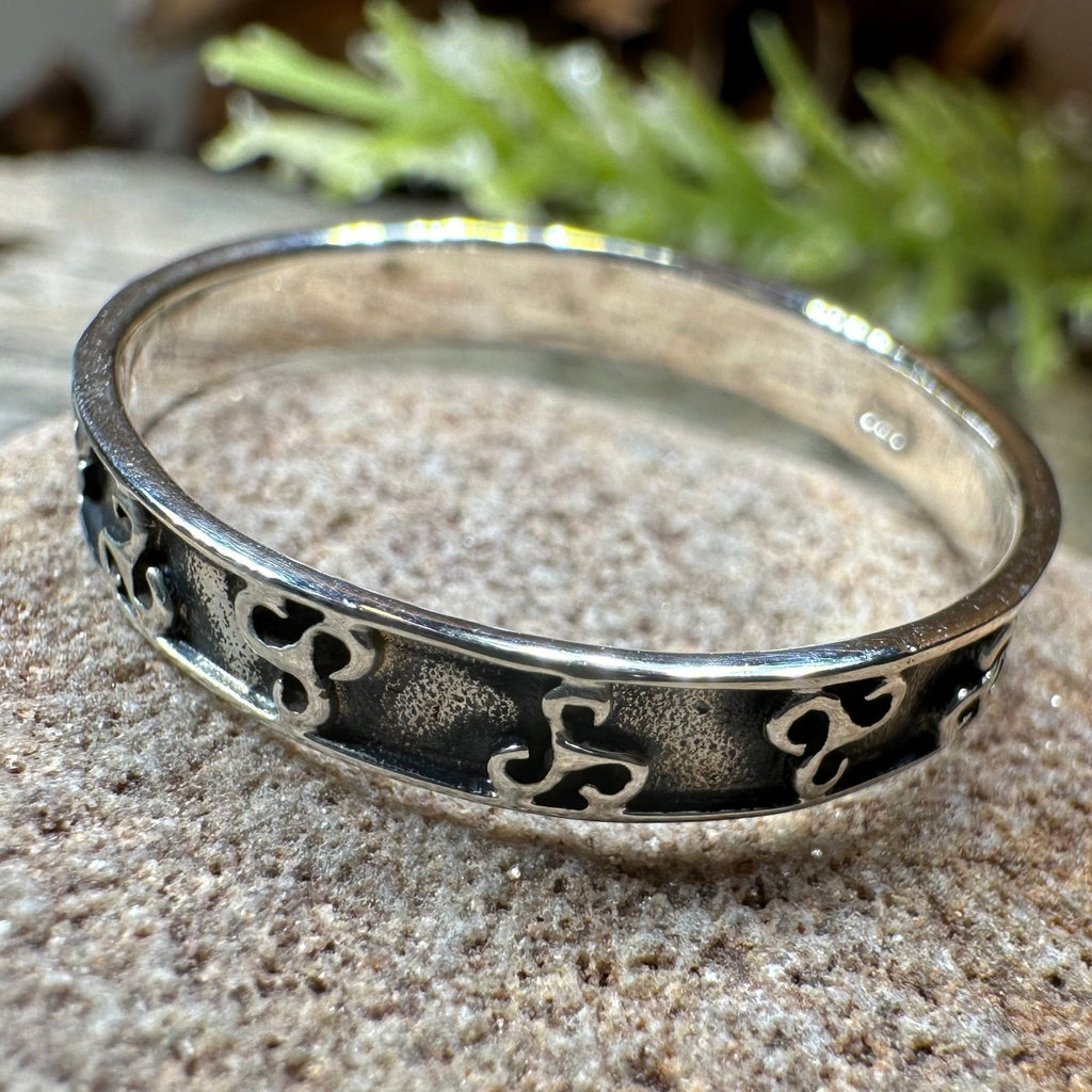Minimalist Triple Spiral Ring Ring La Vie Bien Minimalist Triple Spiral Ring