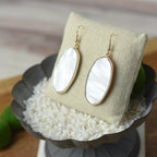 Miranda Shell Dangle Earrings by Lemons and Limes Boutique