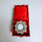 Mirror Diya with Box & Ganesha/Happy Diwali Cut Out La Vie Bien Mirror Diya with Box & Ganesha/Happy Diwali Cut Out