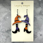 Mismatch Witch Hat & Shoes Earrings - Dangle Earrings