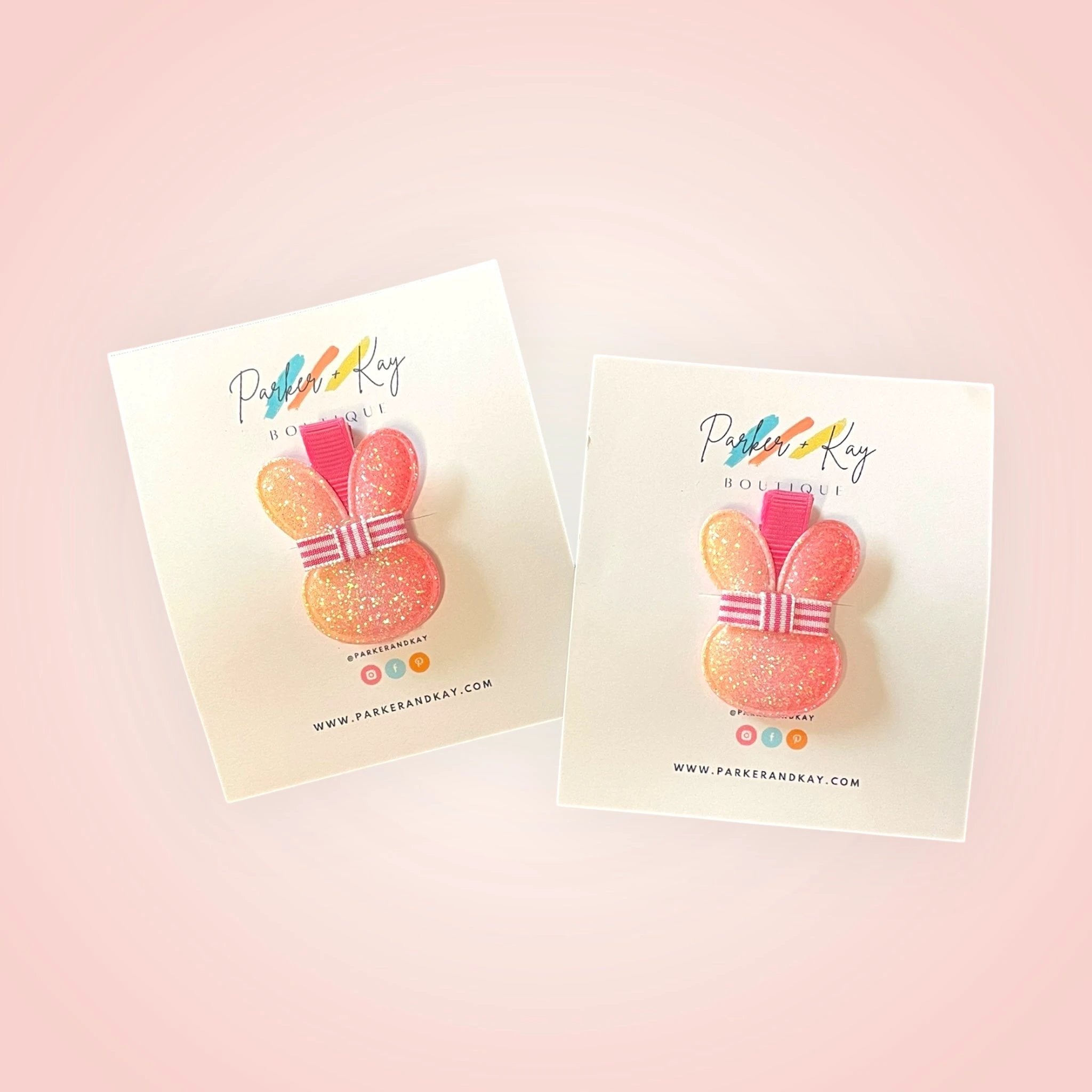 Miss Bunny Statement Hair Clips by Parker + Kay Creative