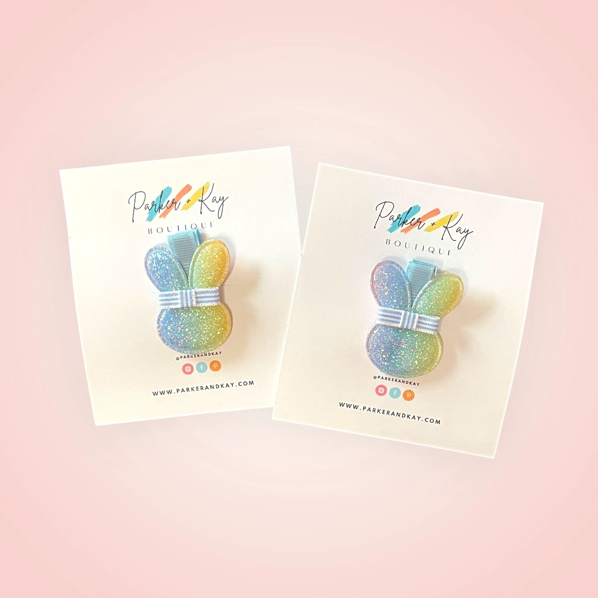 Miss Bunny Statement Hair Clips by Parker + Kay Creative