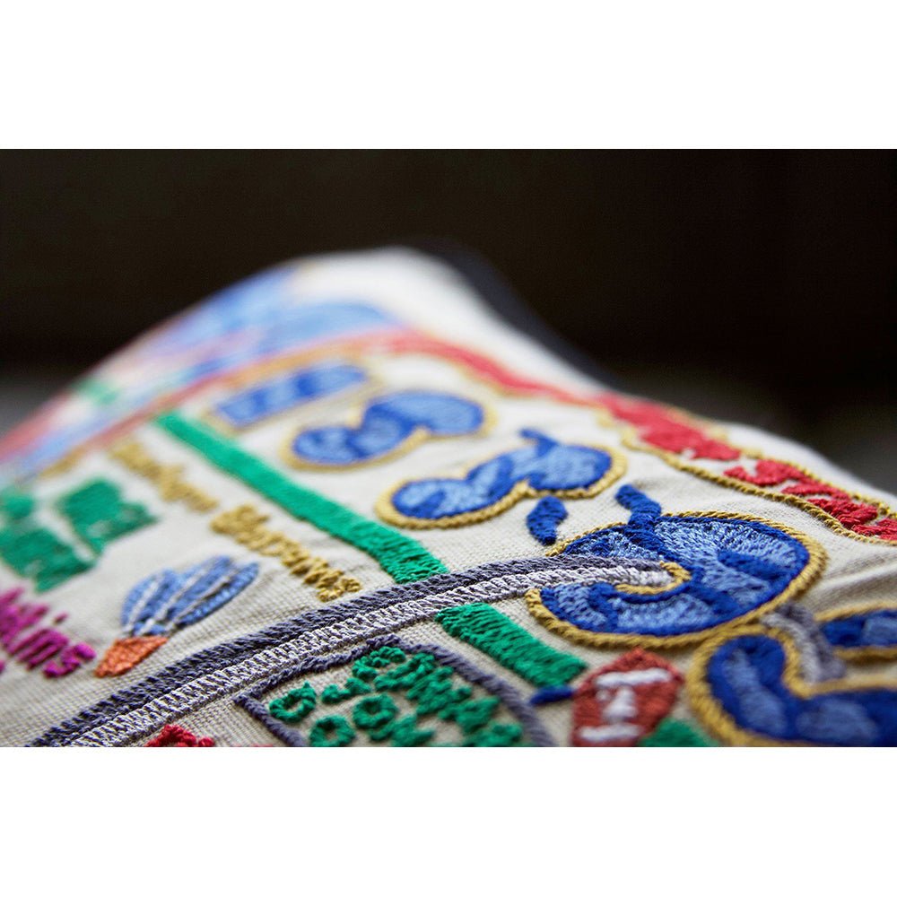 Missouri Hand - Embroidered Pillow Pillows La Vie Bien Missouri Hand - Embroidered Pillow