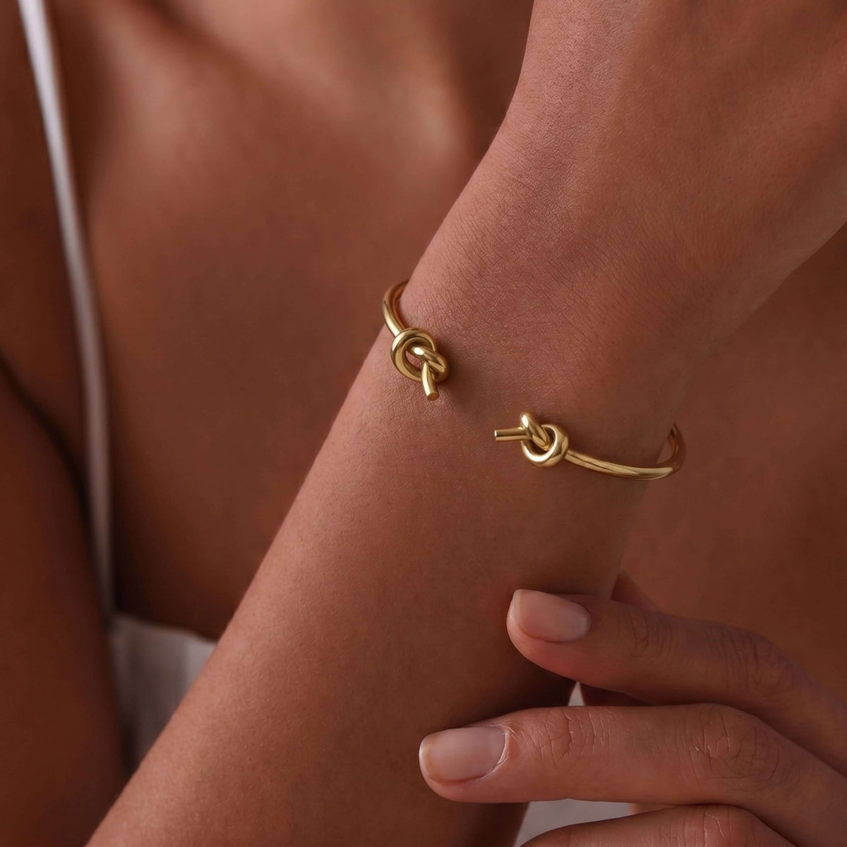 Mji Cuff Double Knot Bracelet for Women Bracelets La Vie Bien Mji Cuff Double Knot Bracelet for Women