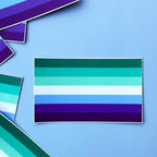 MLM (Man Loving Man) Pride Flag Sticker Sticker La Vie Bien MLM (Man Loving Man) Pride Flag Sticker