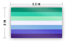 MLM (Man Loving Man) Pride Flag Sticker Sticker La Vie Bien MLM (Man Loving Man) Pride Flag Sticker