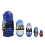 New York City Wooden Stacking Nesting Dolls