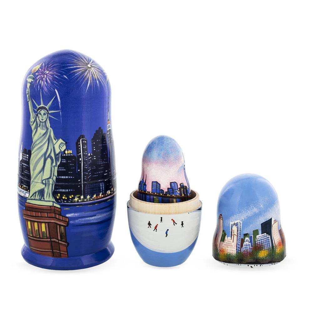 New York City Wooden Stacking Nesting Dolls by BestPysanky