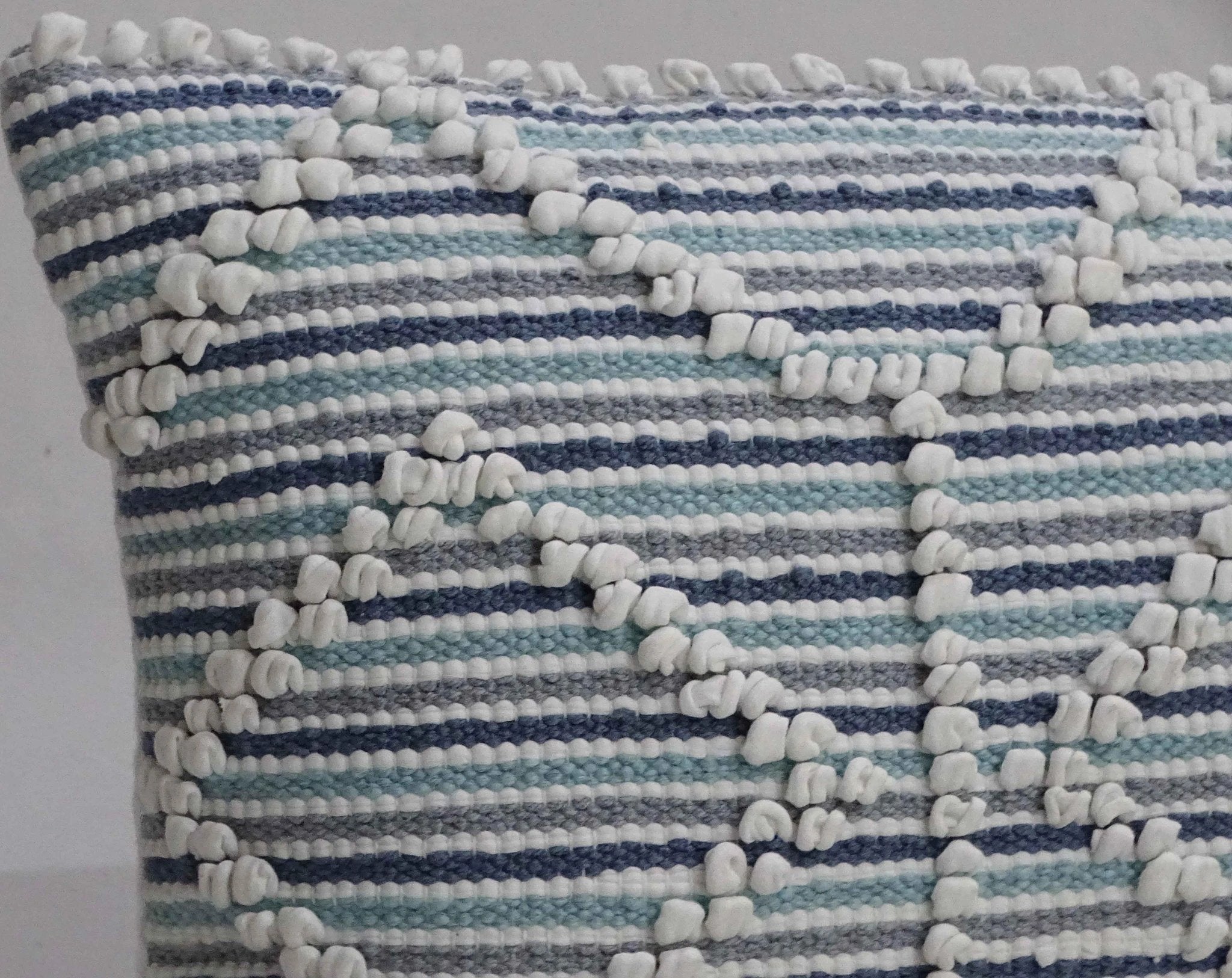 Modern Handwoven 14"X 24" Throw Pillow by Vibhsa
