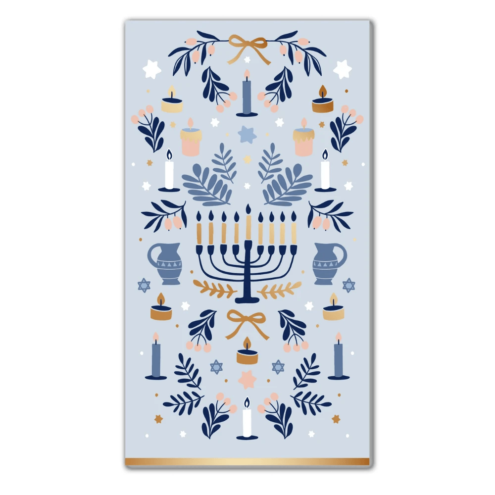 Modern Hanukkah Dinner Napkin by Harlow & Grey