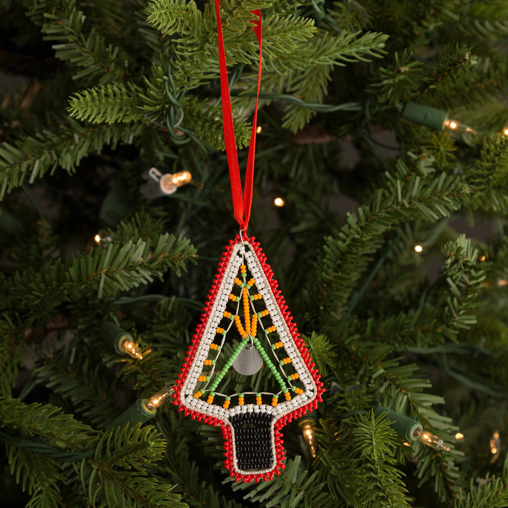 Modern Kenyan Tree Ornament Other Ornament La Vie Bien Modern Kenyan Tree Ornament