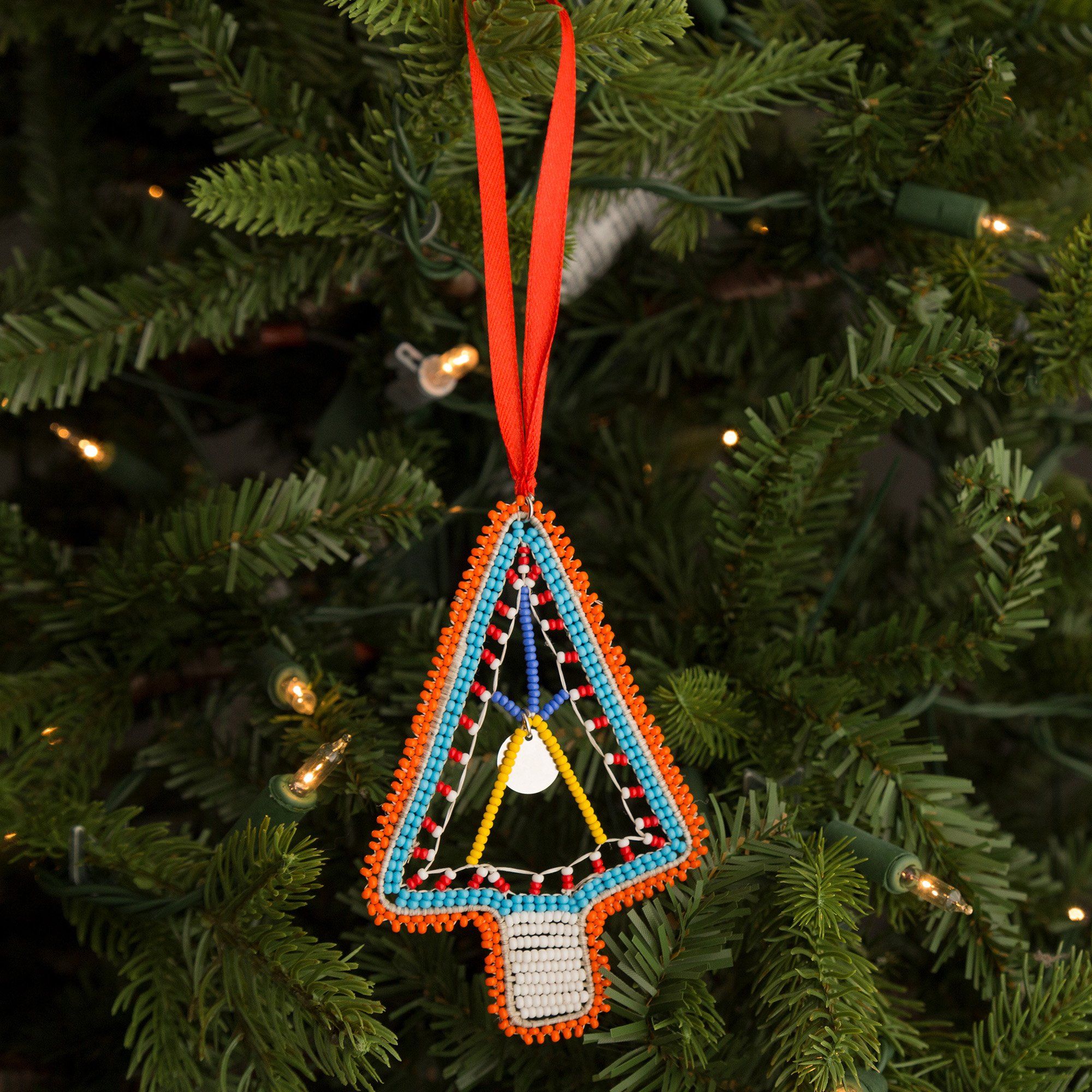Modern Kenyan Tree Ornament Other Ornament La Vie Bien Modern Kenyan Tree Ornament
