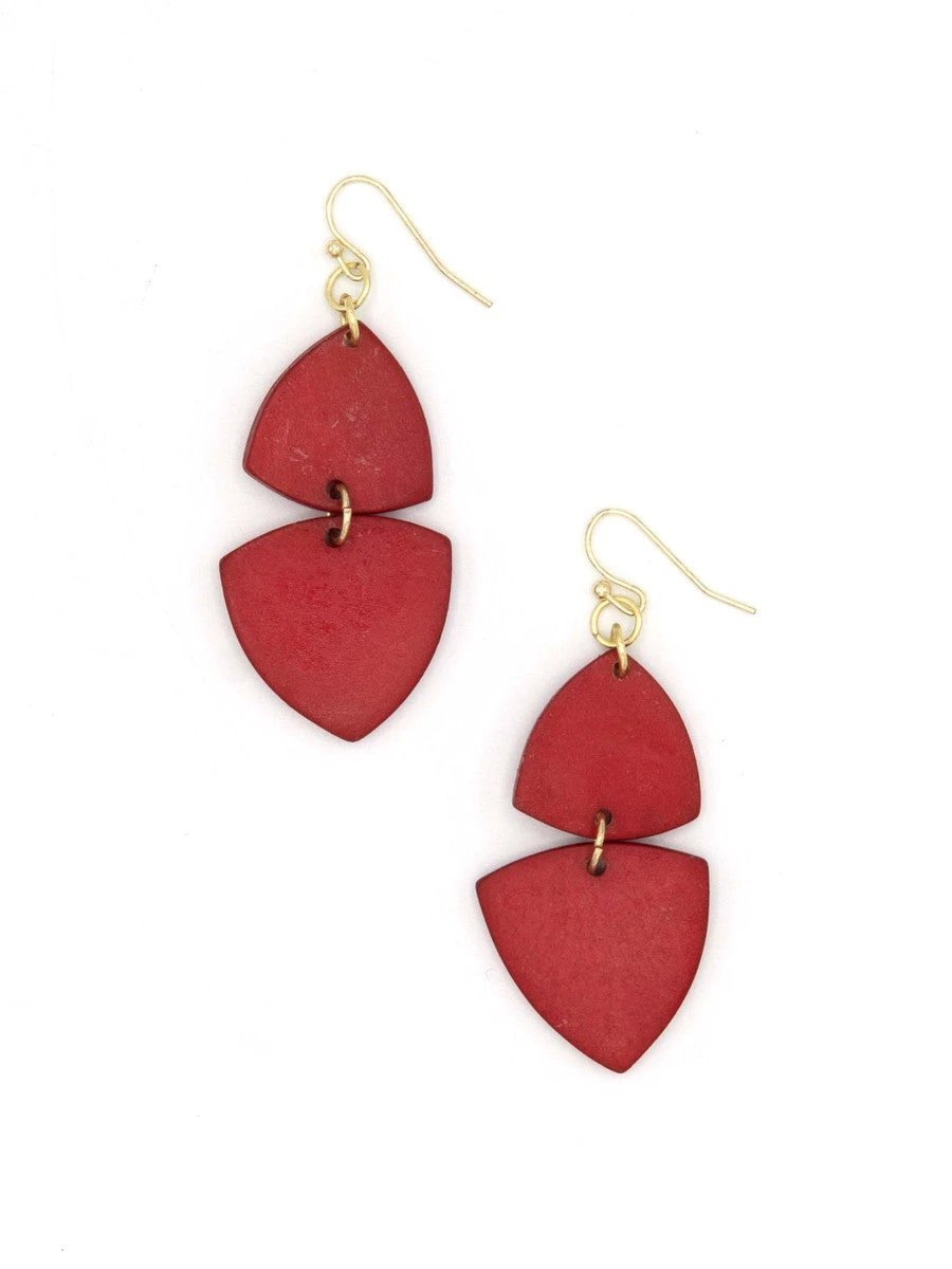 Modern Poppy Dangle Earrings