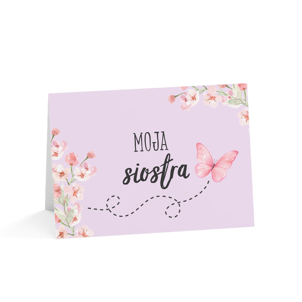 Moja Siostra Floral Greeting Card — Sister Birthday & Special Occasion Card Paper products La Vie Bien Moja Siostra Floral Greeting Card — Sister Birthday & Special Occasion Card