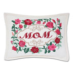 Mom Love Letters Hand - Embroidered Pillow - Available in Rose and Natural by CatStudio Pillows La Vie Bien Mom Love Letters Hand - Embroidered Pillow - Available in Rose and Natural by CatStudio