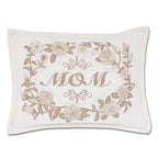 Mom Love Letters Hand - Embroidered Pillow - Available in Rose and Natural by CatStudio Pillows La Vie Bien Mom Love Letters Hand - Embroidered Pillow - Available in Rose and Natural by CatStudio