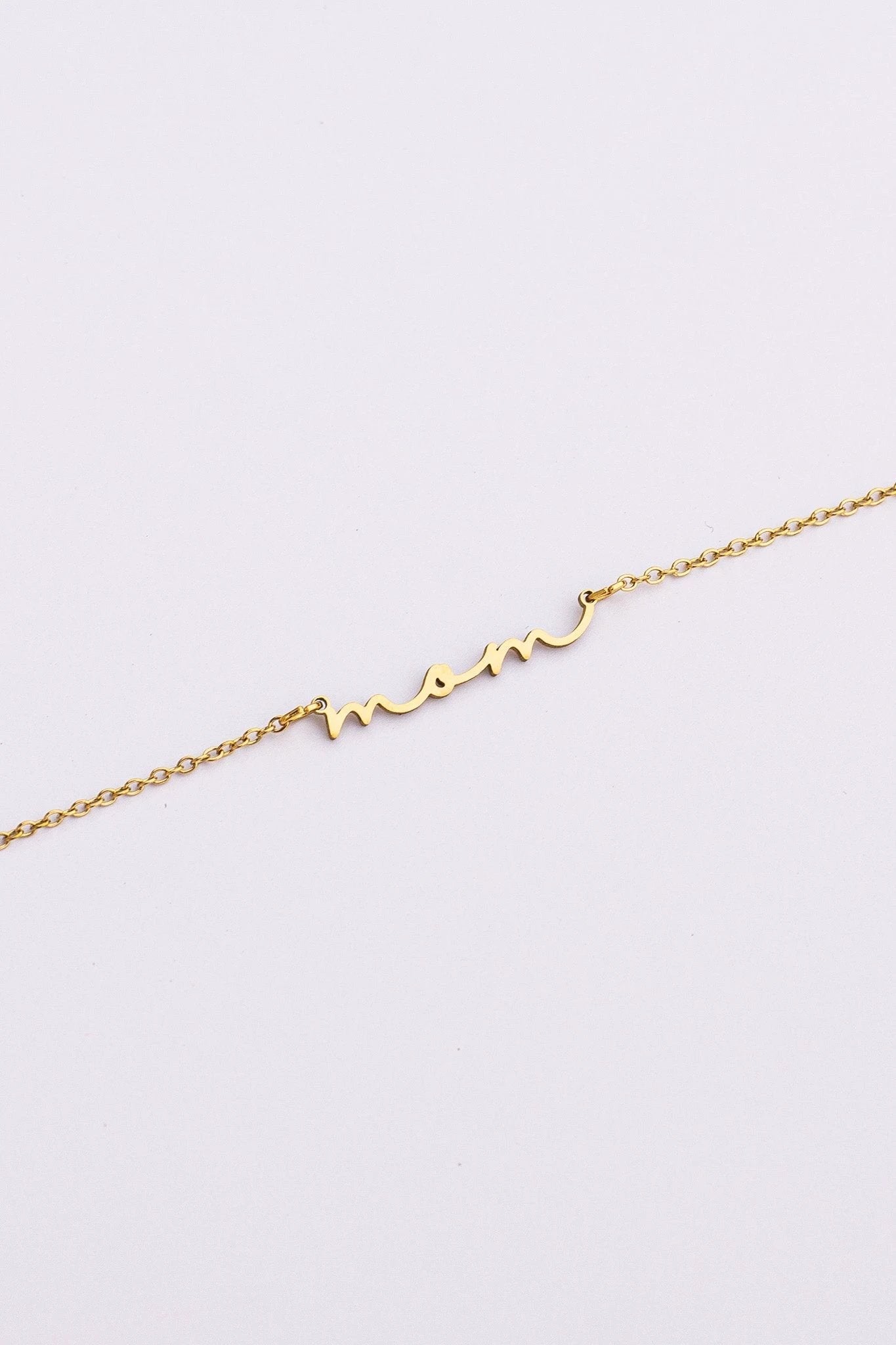 "Mom" Necklace by Rose & Clay