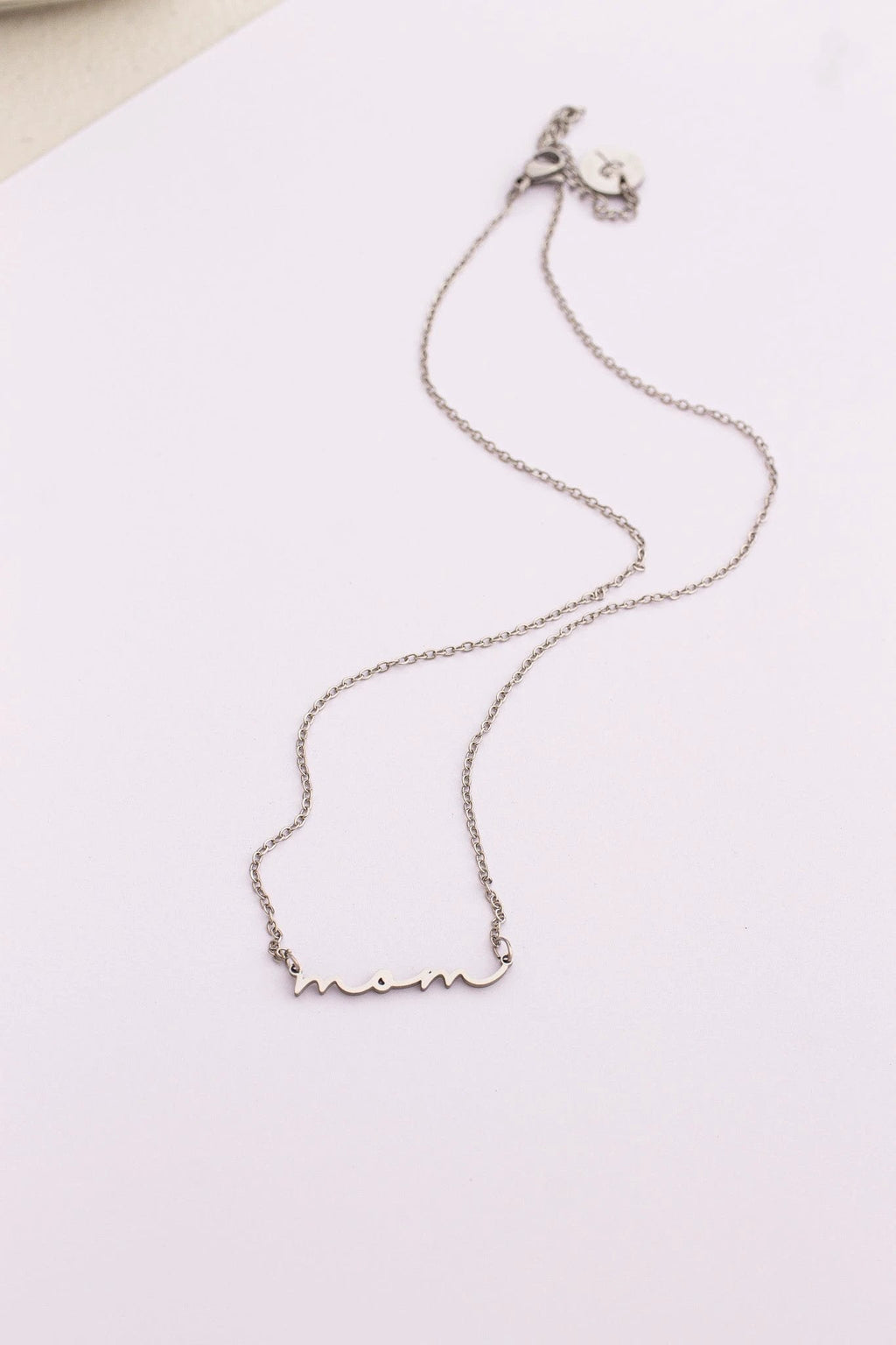 "Mom" Necklace by Rose & Clay