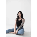 Mom Tank in Jet Black by Polished Prints