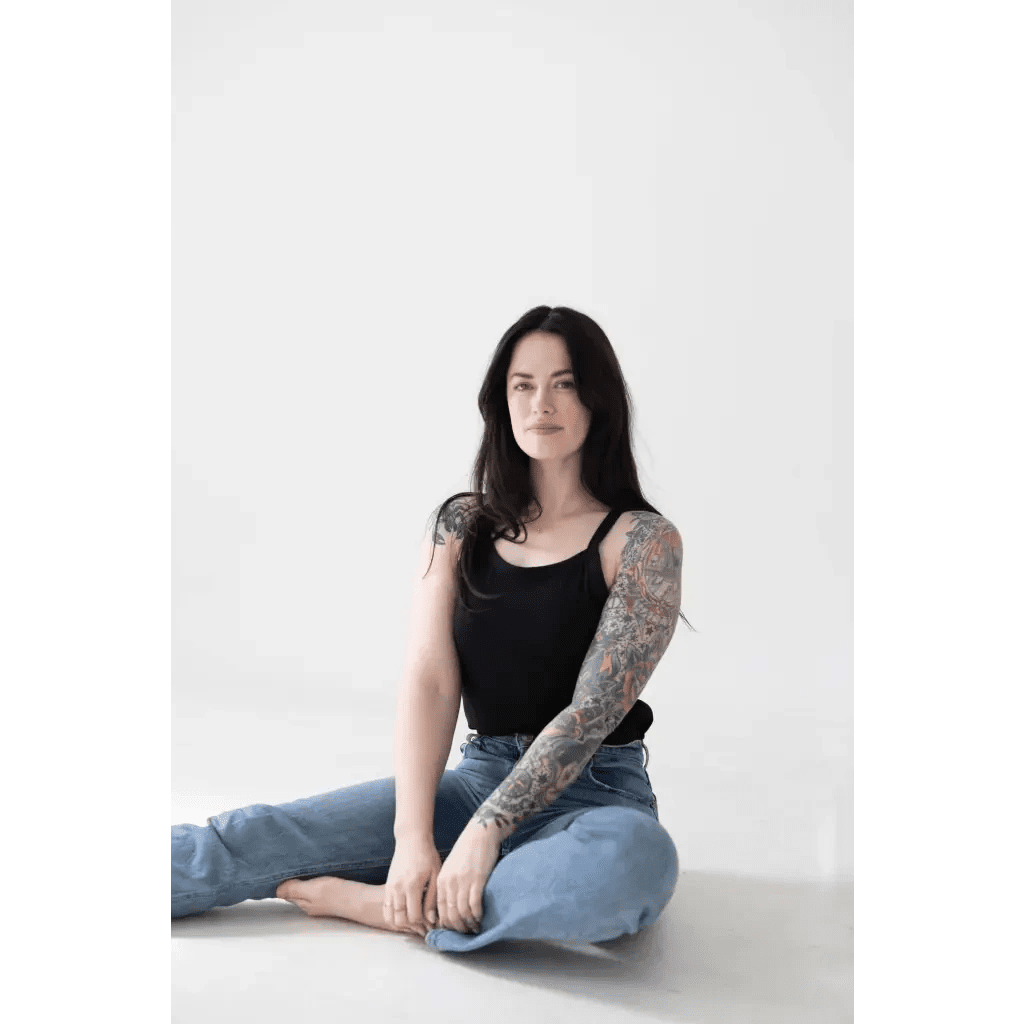 Mom Tank in Jet Black by Polished Prints